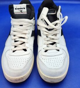 Diadora White and Black Retro Sneakers size 11